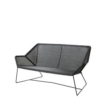 Cane-Line Breeze loungesofa m. meder (5567), 2 personer 